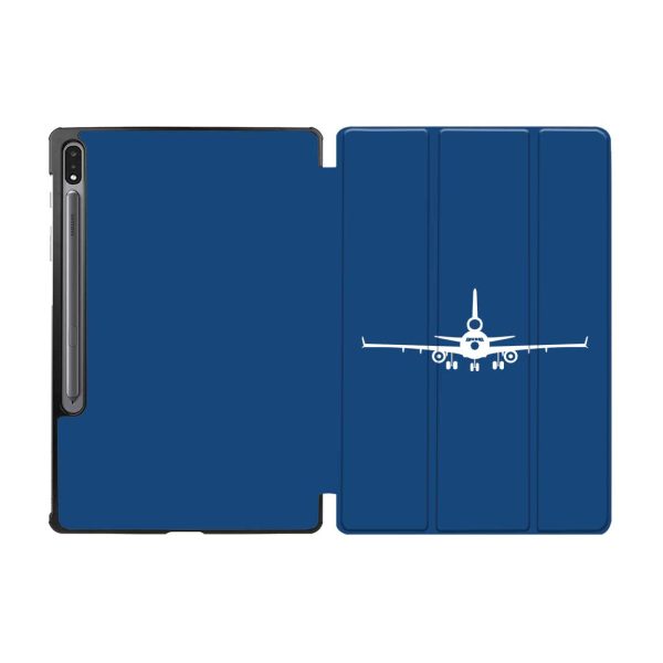 McDonnell Douglas MD-11 Silhouette Plane Designed Samsung Tablet Cases Sale