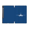 Sukhoi Superjet 100 Silhouette Designed Samsung Tablet Cases on Sale