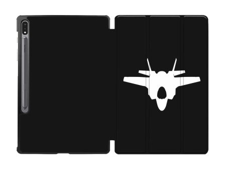 Lockheed Martin F-35 Lightning II Silhouette Designed Samsung Tablet Cases For Sale