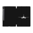 Sukhoi Superjet 100 Silhouette Designed Samsung Tablet Cases on Sale