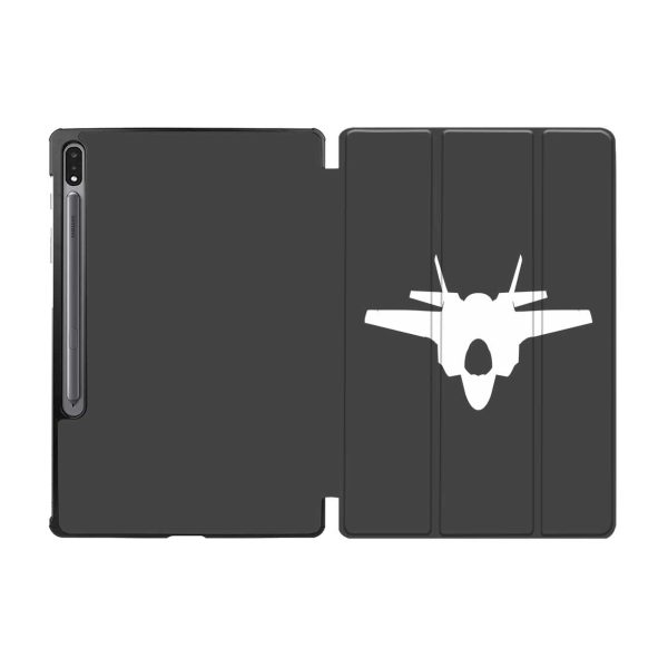 Lockheed Martin F-35 Lightning II Silhouette Designed Samsung Tablet Cases For Sale